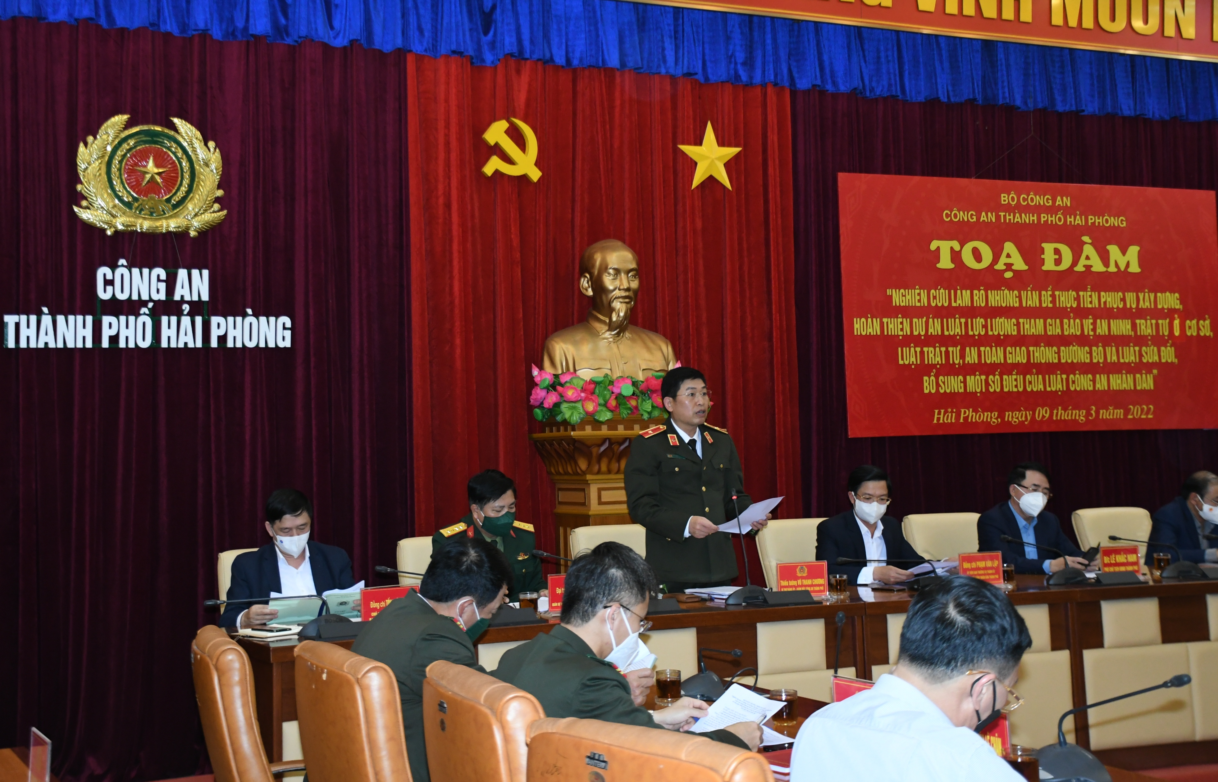 Toạ đàm xây dựng, hoàn thiện các dự án luật do Bộ Công an xây dựng